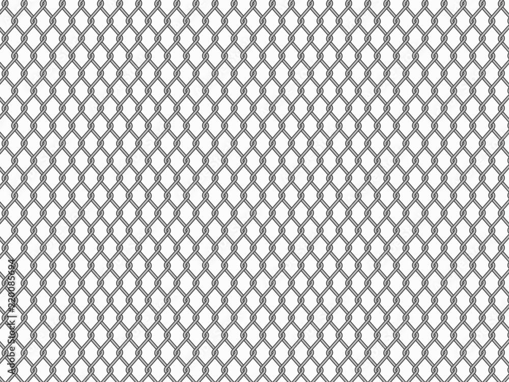 Pattern of aluminum fence. Vector fence.
