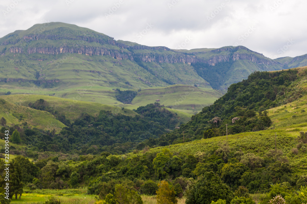 The foothills of the Drakensberg mountains, KZN, South Africa.