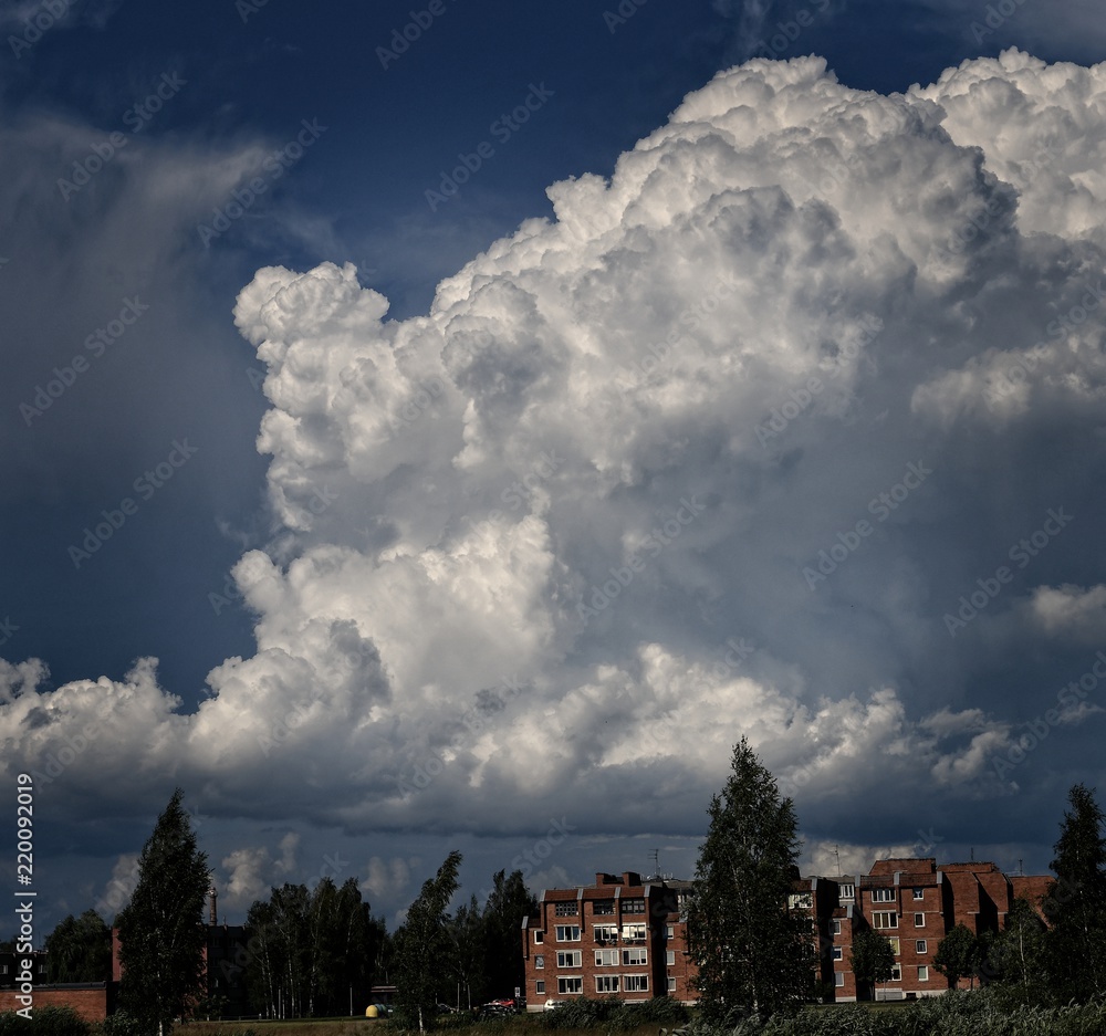 Huge pile of beautiful clouds