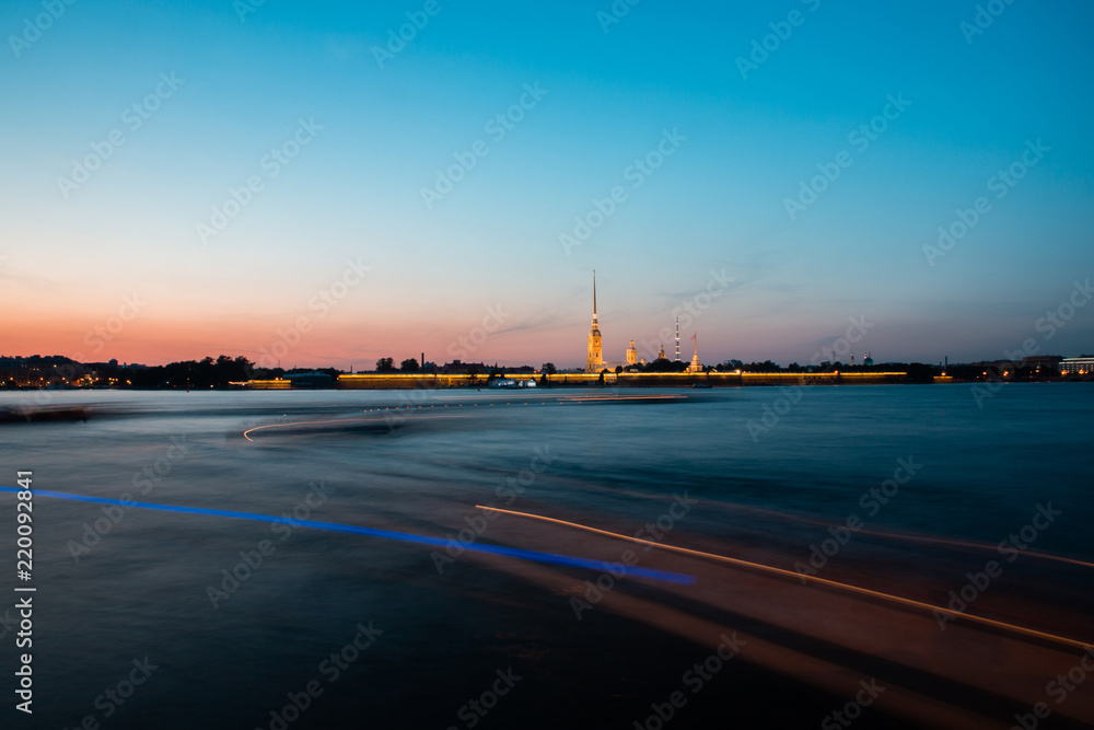  Peter and Paul Fortress at sunse