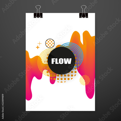 Modern abstract covers. Cool gradient shapes composition. Futuristic design. Eps10 vector