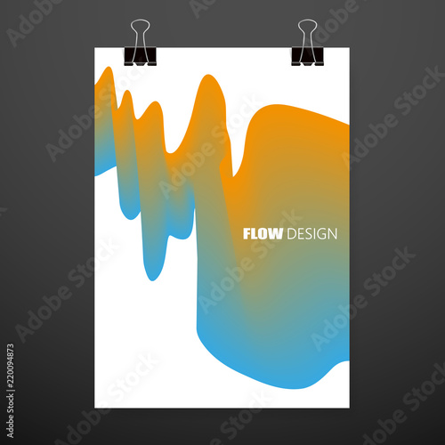 Modern abstract covers. Cool gradient shapes composition. Futuristic design. Eps10 vector