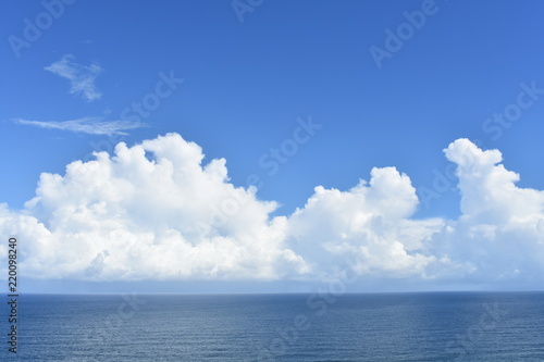 Clouds over the ocean