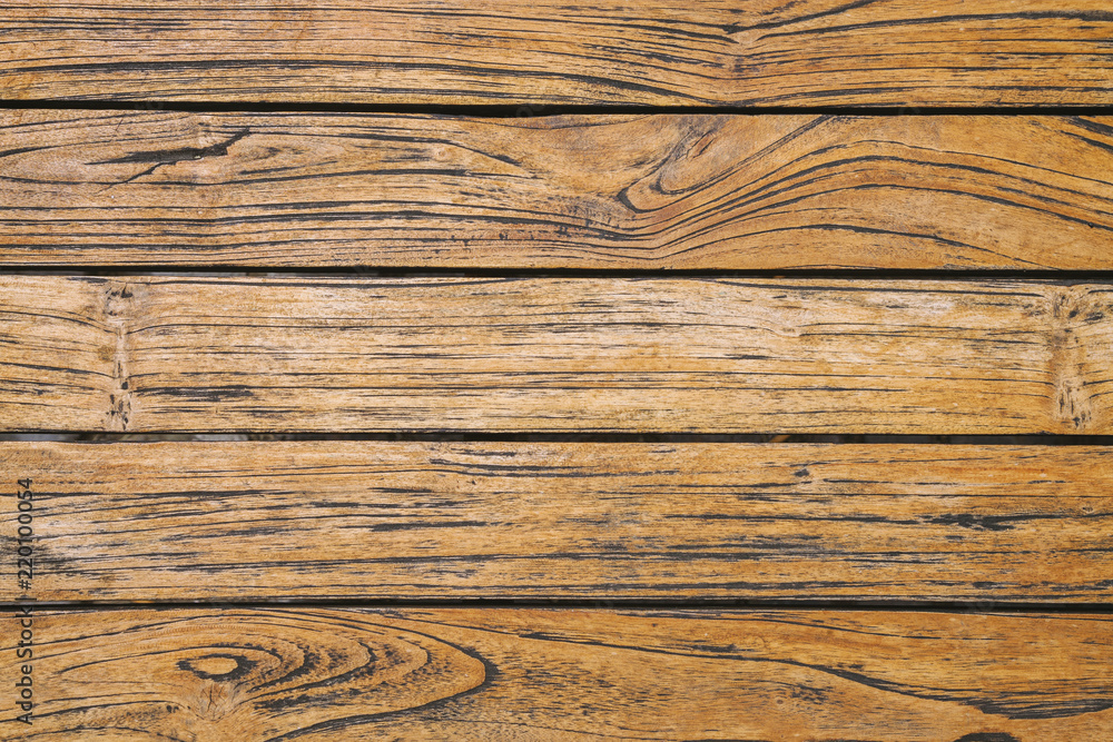 Fototapeta premium brown grungy wooden striped background