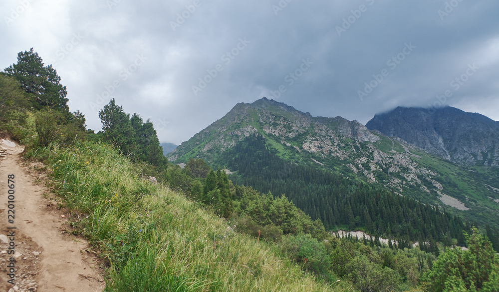 beautiful summer mountains , Ala Archa National Park beautiful summer mountains , Ala Archa National Park