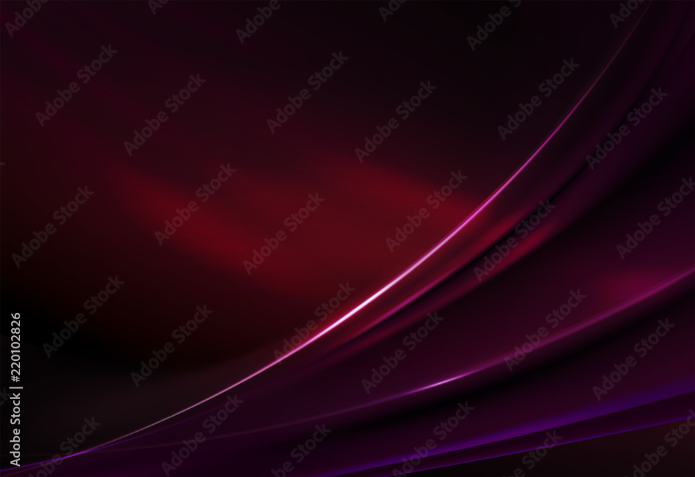 Dark pink, purple abstract background with flowing light stripes. Dark pink, purple abstract background with flowing light stripes.