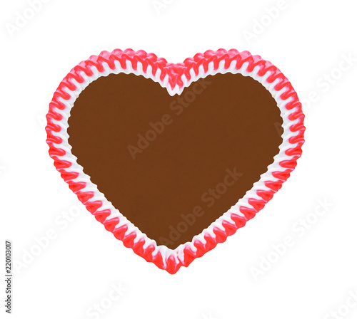 Rotes Lebkuchenherz