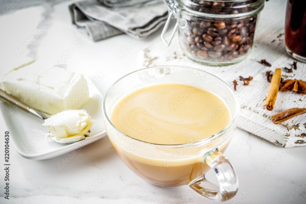 Bulletproof coffee with butter Bulletproof coffee with butter