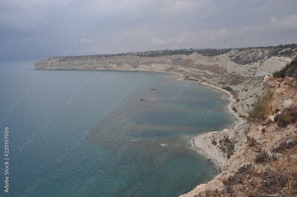  The beautiful Zapallo Bay Episkopi Beach Limassol in Cyprus