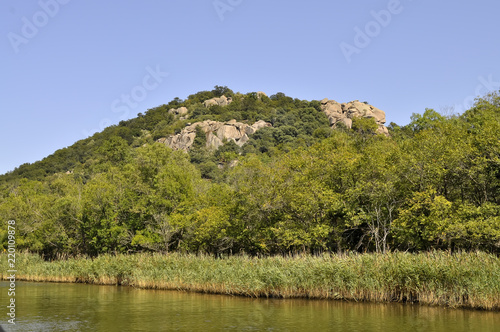 Mountain with a lion s head in the reserve Ropotamo