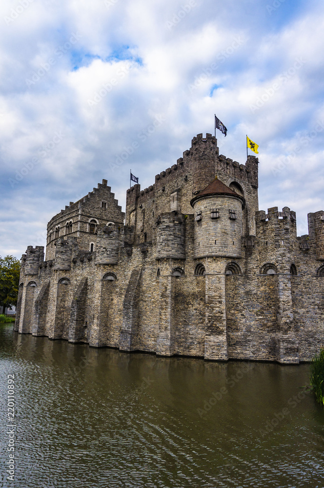  view of 'Gravensteen' in the Historical centre of Ghent
