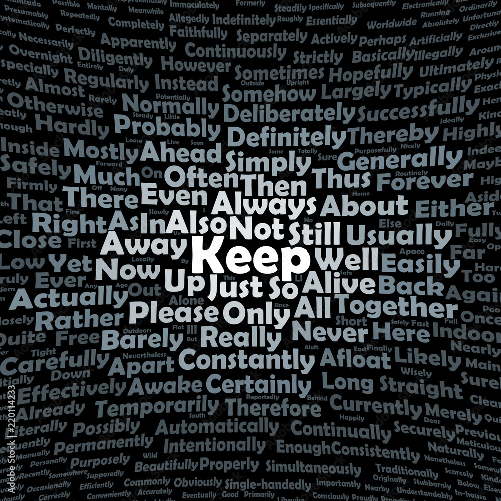 Keep word cloud Keep word cloud