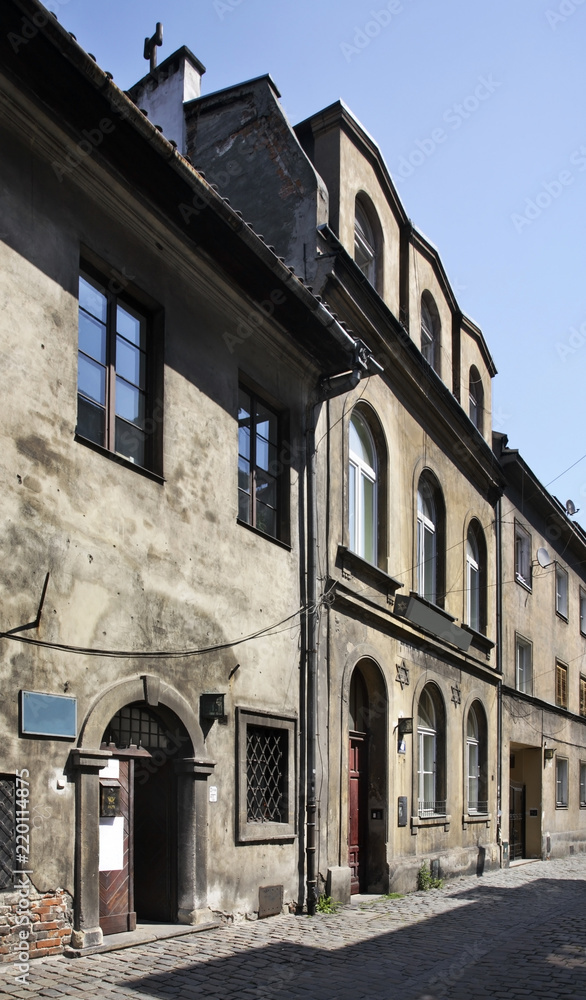 Obraz premium Joseph street in Kazimierz. Krakow. Poland