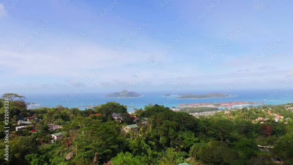 Panorama Of Mahe Island And Eden Island form Sans Souicis Viewpoint, Seychelles 3 Panorama Of Mahe Island And Eden Island form Sans Souicis Viewpoint, Seychelles 3