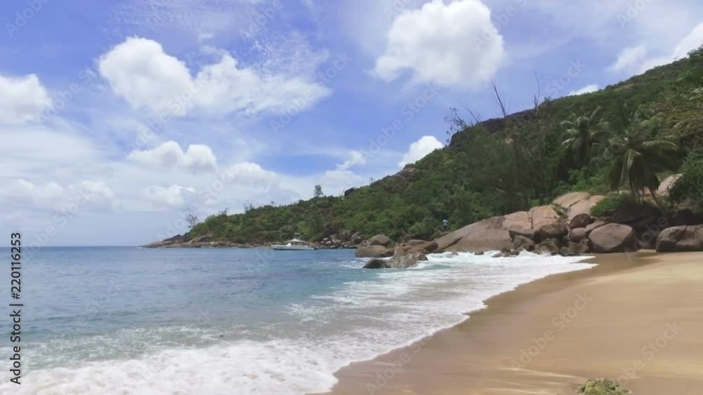 View Of The Indian Ocean And Anse Major Beach, Mahe Island, Seychelles 1 View Of The Indian Ocean And Anse Major Beach, Mahe Island, Seychelles 1