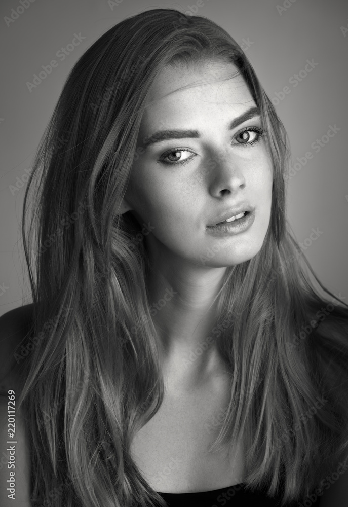 Portrait of a pretty blonde girl Portrait of a pretty blonde girl