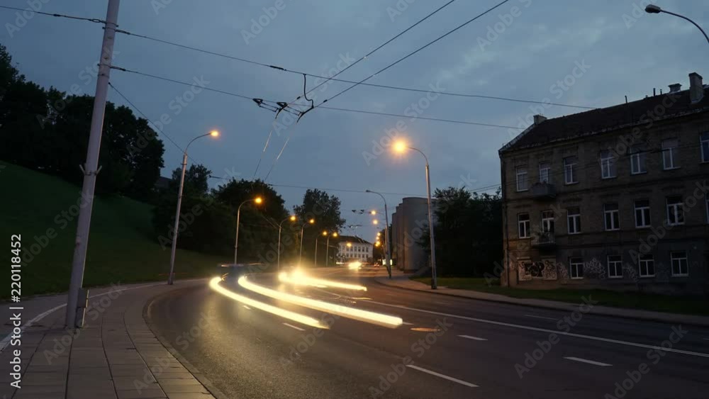 Cars Driving Up And Down The Hill Time Lapse (Up Close), Vilnius, Lithuania, 4K Cars Driving Up And Down The Hill Time Lapse (Up Close), Vilnius, Lithuania, 4K