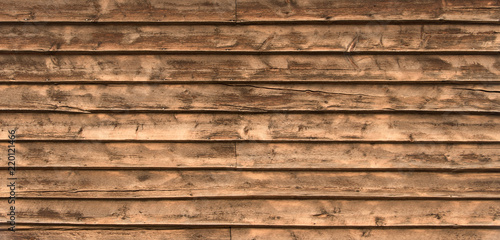 Weathered Wood Slat Banner