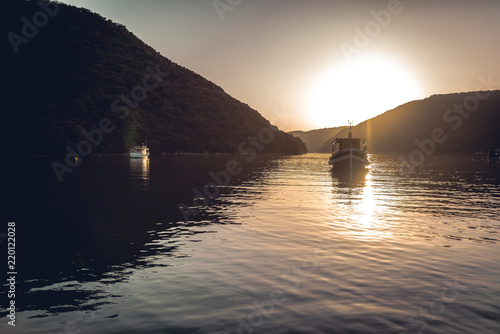 Sundown im Fjord