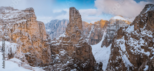 Panorama Sella Ronda Dolomites Italy