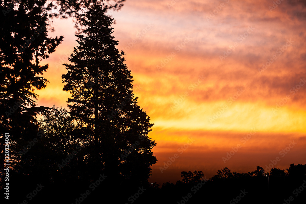 Obraz premium sunset sky