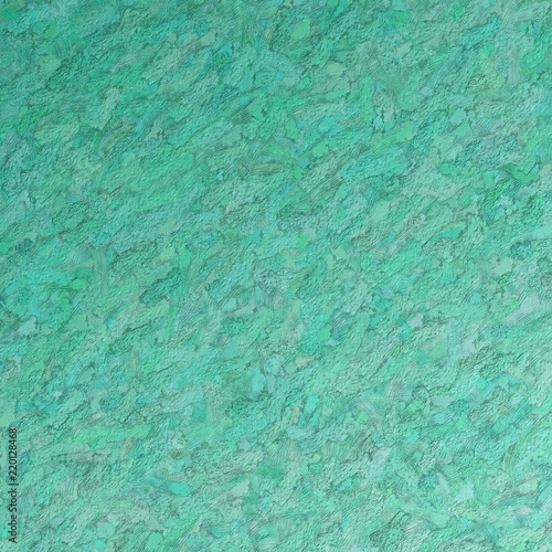 Green and blue Textured Impasto in square shape background illustration.