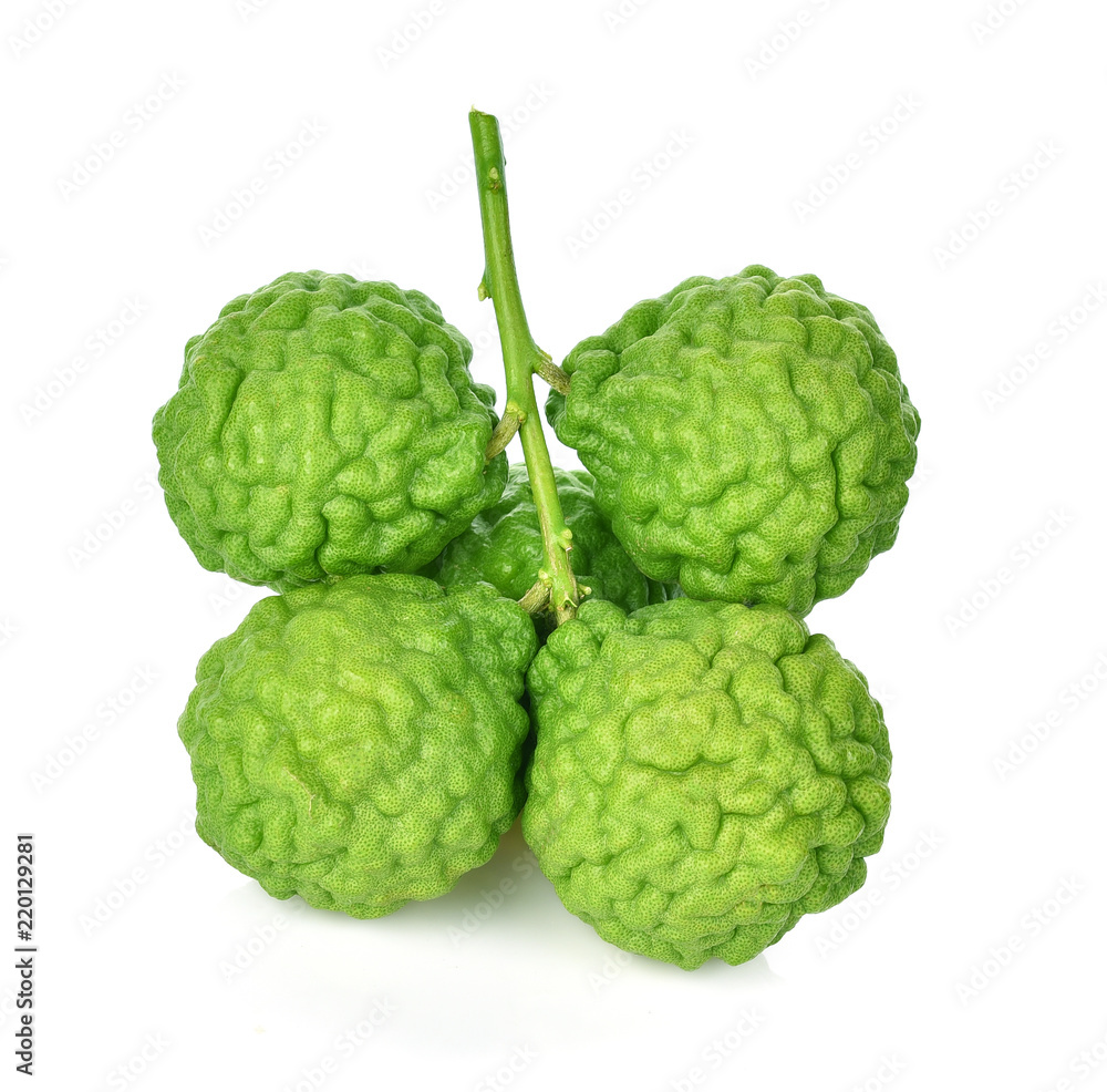 Bergamot fruit isolated on the white background. Bergamot fruit isolated on the white background.