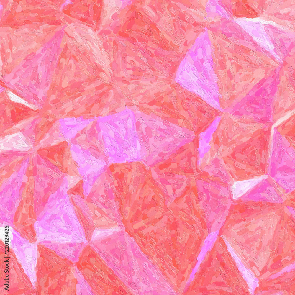 Pink and purple Impasto with small brush strokes in square shape background illustration. Pink and purple Impasto with small brush strokes in square shape background illustration.