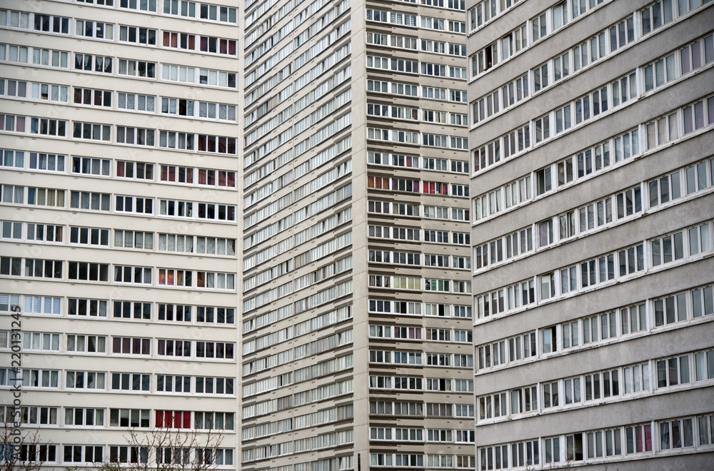 Obraz premium tours d'habitations à Paris 13ème