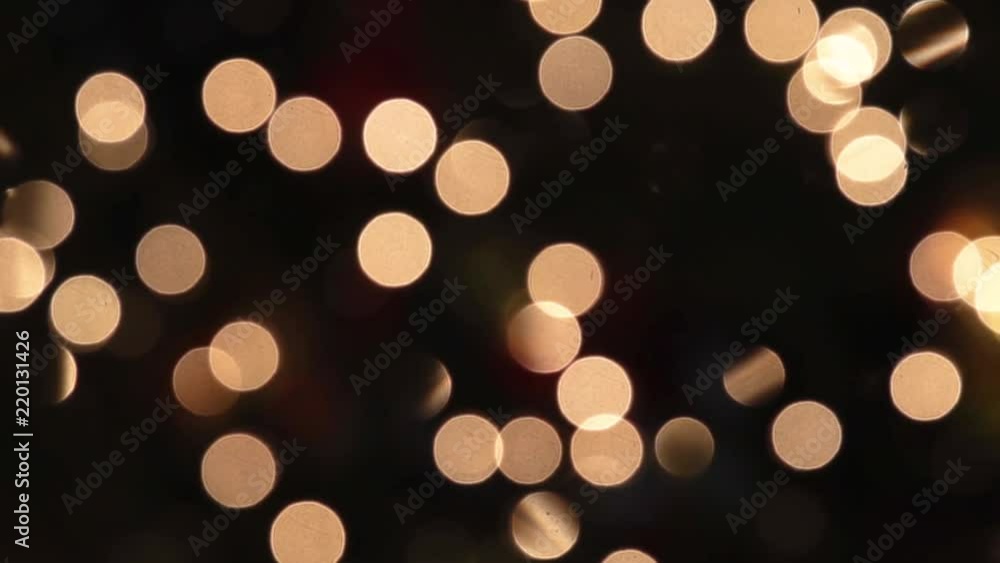 Christmas lights bokeh focus pull Christmas lights bokeh focus pull