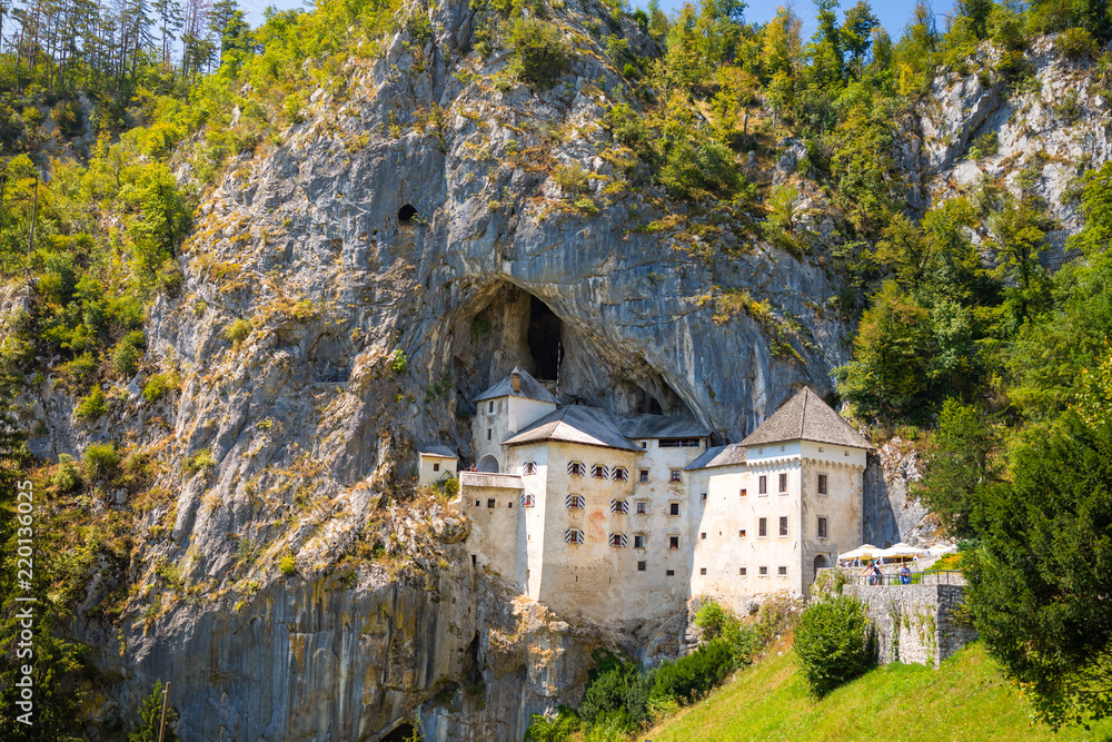 Medieval Predjama Castle in Postojna Cave, Slovenia