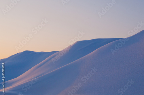 snowy desert