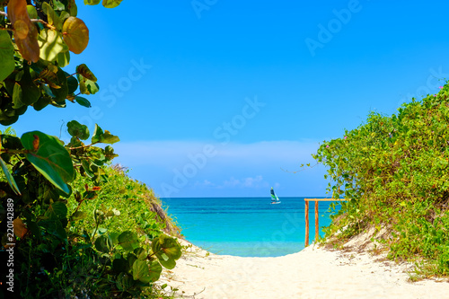 Photography The beautiful beach of Varadero in Cuba on a summer day