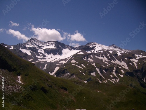 Panorama der Alpen Österreich von der Großglocknerstrasse
