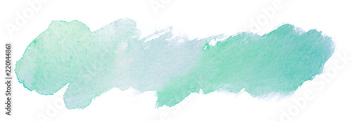 watercolor element for design green gray