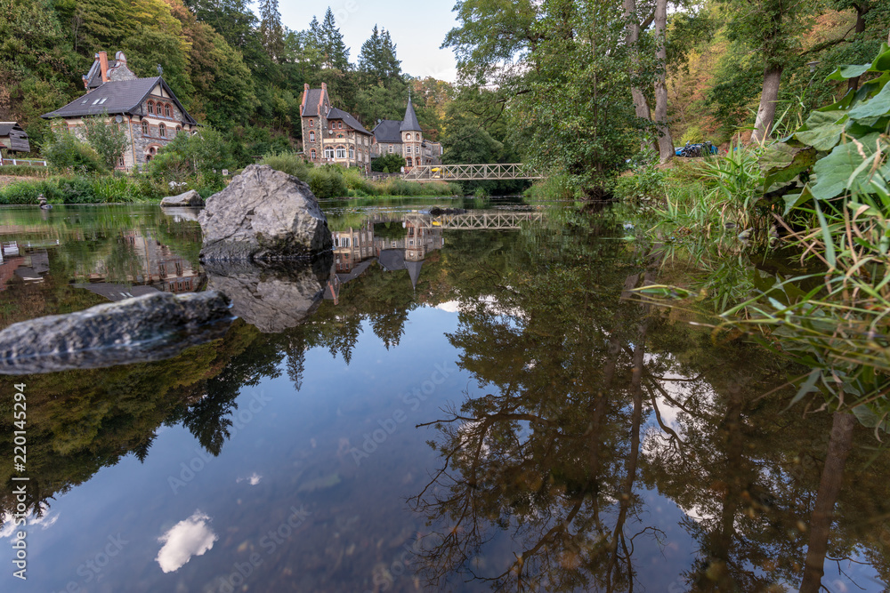 Obraz premium entlang der Bode