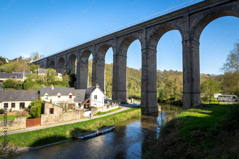Fototapeta premium Dinan - beautiful medieval town, Bretagne (Brittany), France