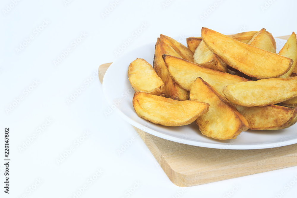 fry potatoes wedge
