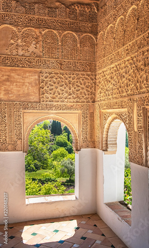 Interior of Generalife in G...