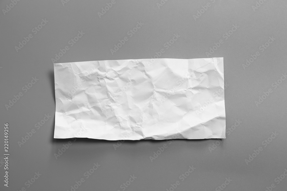 Blank portrait mock-up crumpled paper. brochure magazine isolated on Gray background, changeable background / White paper isolated. Blank portrait mock-up crumpled paper. brochure magazine isolated on Gray background, changeable background / White paper isolated.