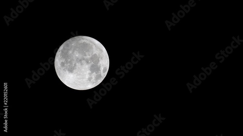 Close up of the moon