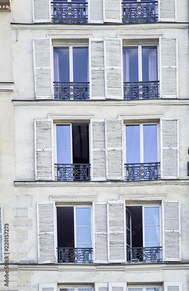 Parisian facade Parisian facade