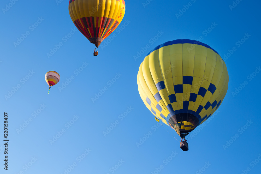 Fototapeta premium Hot air balloons in the sky