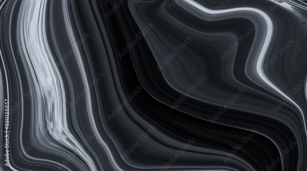 Obraz premium Marble ink colorful. Black marble pattern texture abstract background. can be used for background or wallpaper