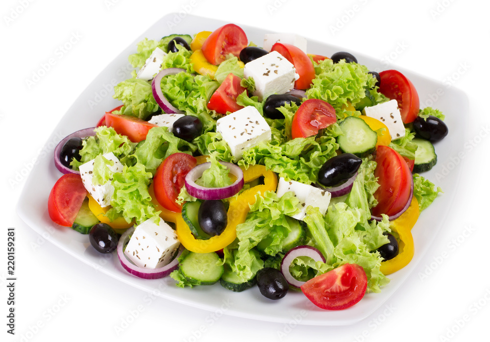 Fresh vegetable salad