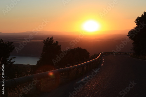 Verdon Gorges at sunset, Verdon Canyon, France