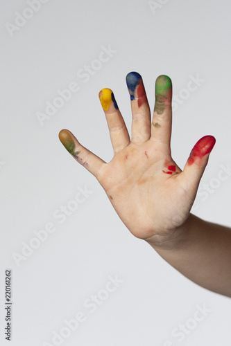 Kolorowa dłoń #2