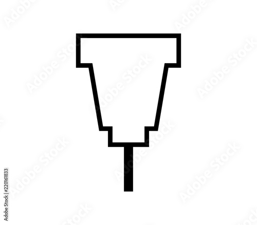 pushpin icon design