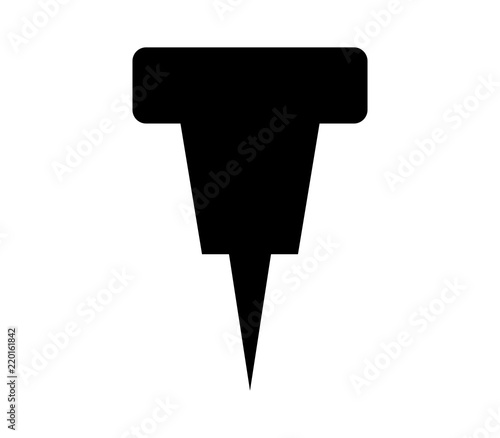pushpin icon design