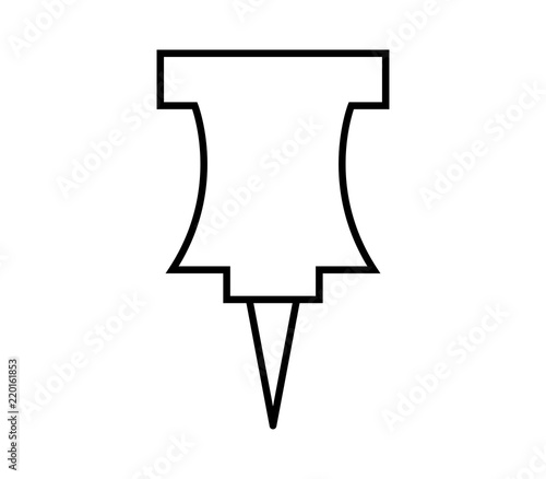 pushpin icon design